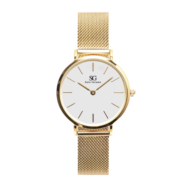 Relógio Feminino Dourado Chelsea Gold 32mm