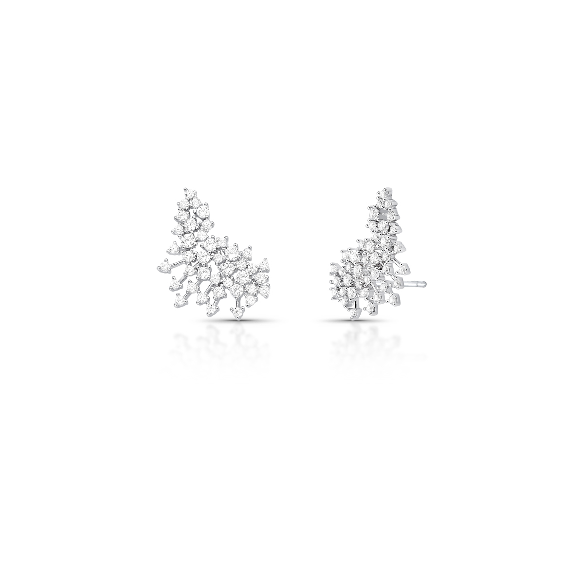 BRINCO EAR CUFF ZIRCONIA ASA CURVO VAZADO